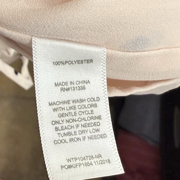 Socialite Blush Pink Polka Dot Camisole Tank Top Spaghetti Straps size Large NWT - Picture 11 of 11